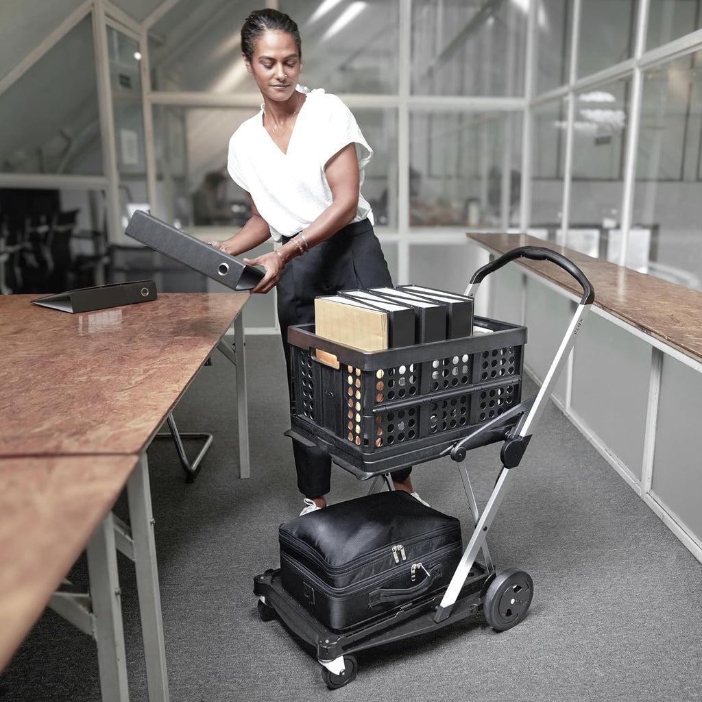 CLAX The innovative transport trolley | hand trolley | trolley | foldable | with 2 folding boxes