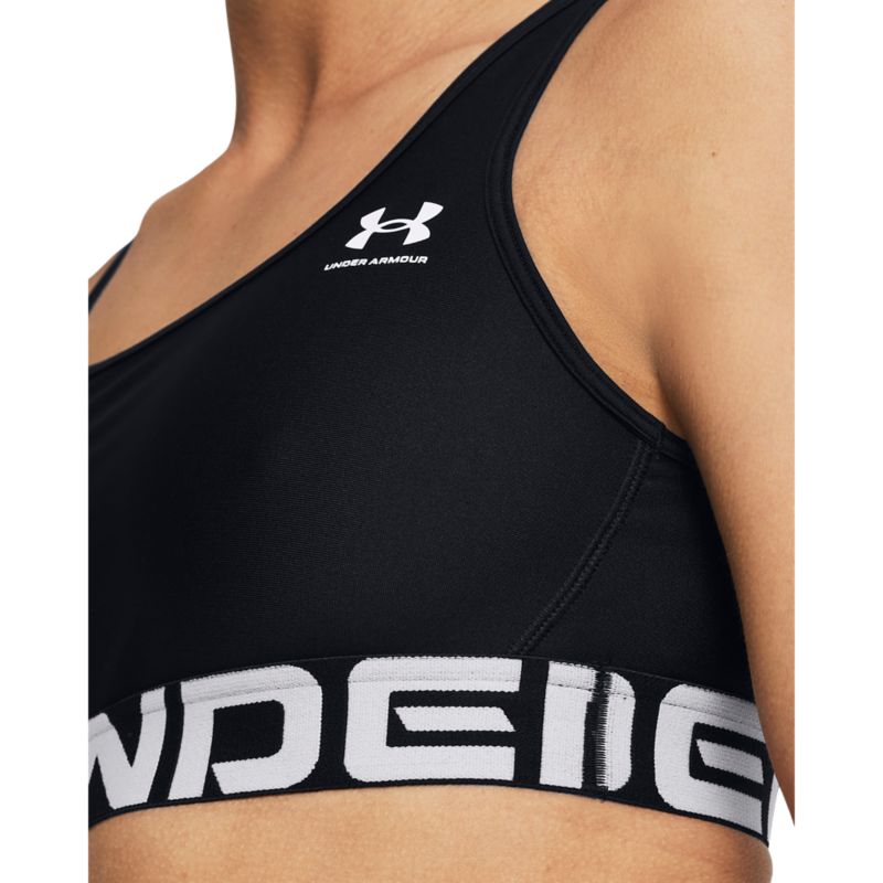 Under Armour HeatGear Armour Mid márkajelzésű sportmelltartó