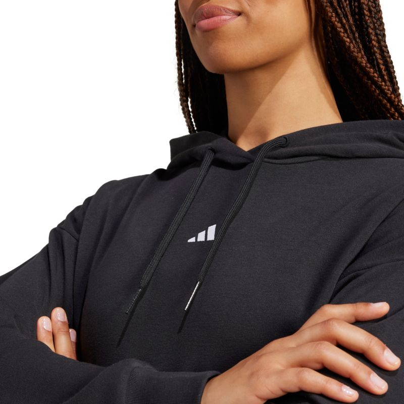 Adidas Essentials Small Logo French Terry Hoodie Pullover