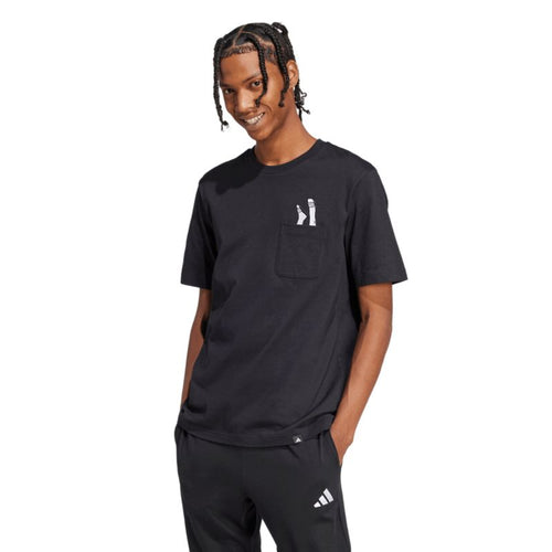 Adidas Lounge Slides Graphic Pocket Tee póló