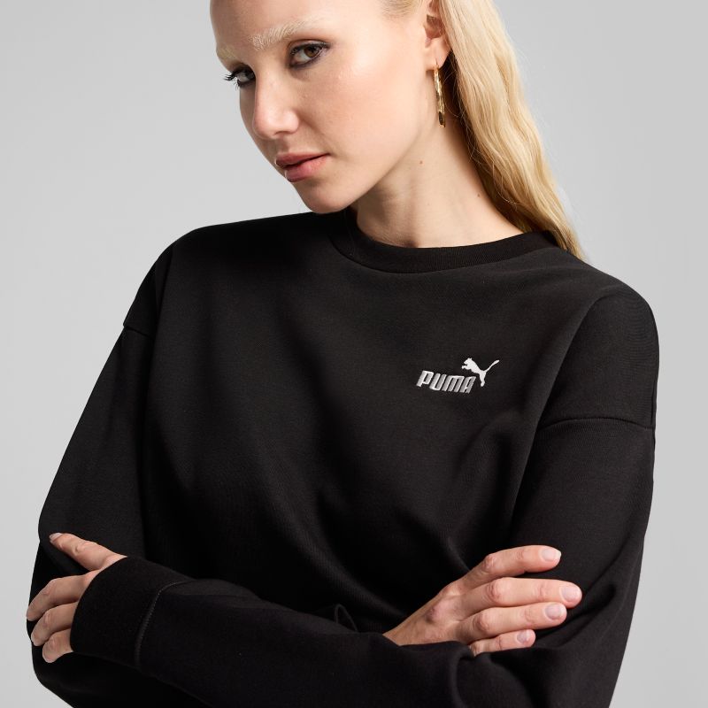 Puma ESS Small No. 1 Logo Relaxed Crew TR pulóver