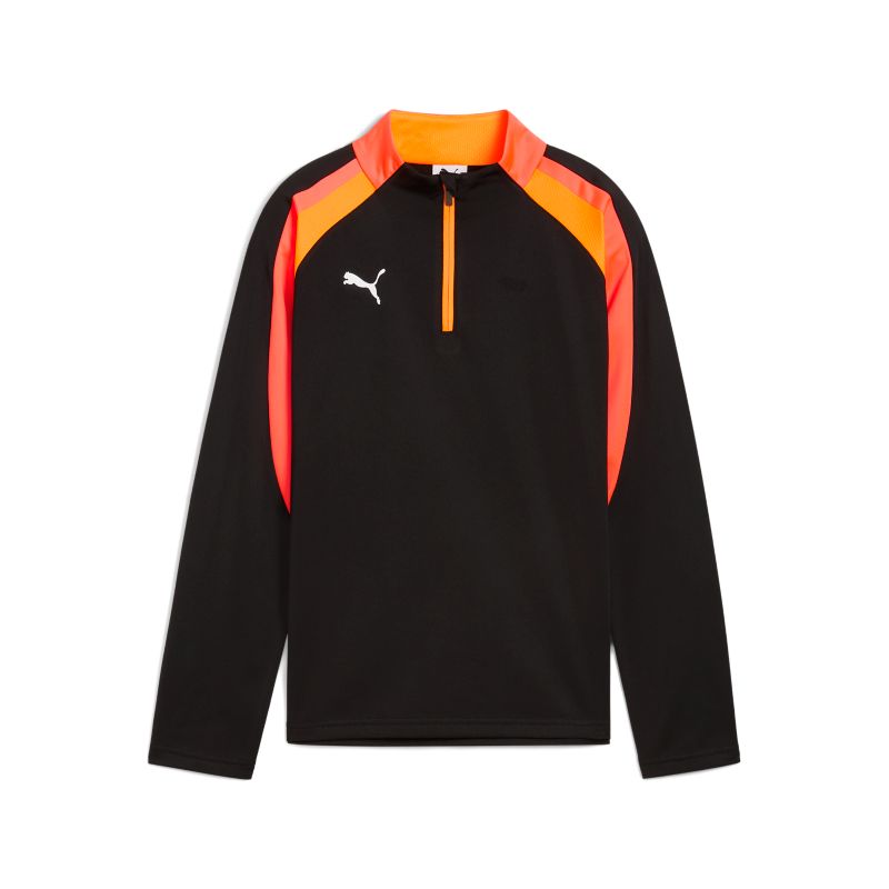 Puma IndividualLIGA 1/4 Zip Top Jr Funkciós póló