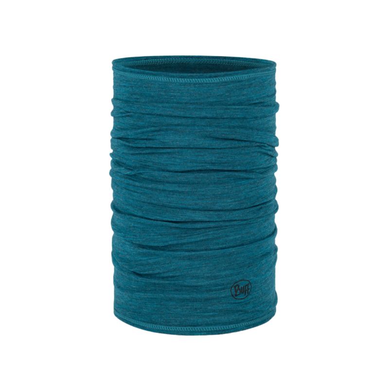 Buff MERINO LIGHTWEIGHT SOLID TEAL Schlauchtuch