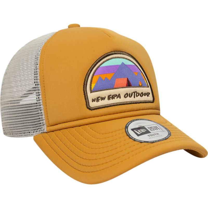 New Era Pink Patch Adventurer 9FORTY A-Frame Trucker Freizeitkappe