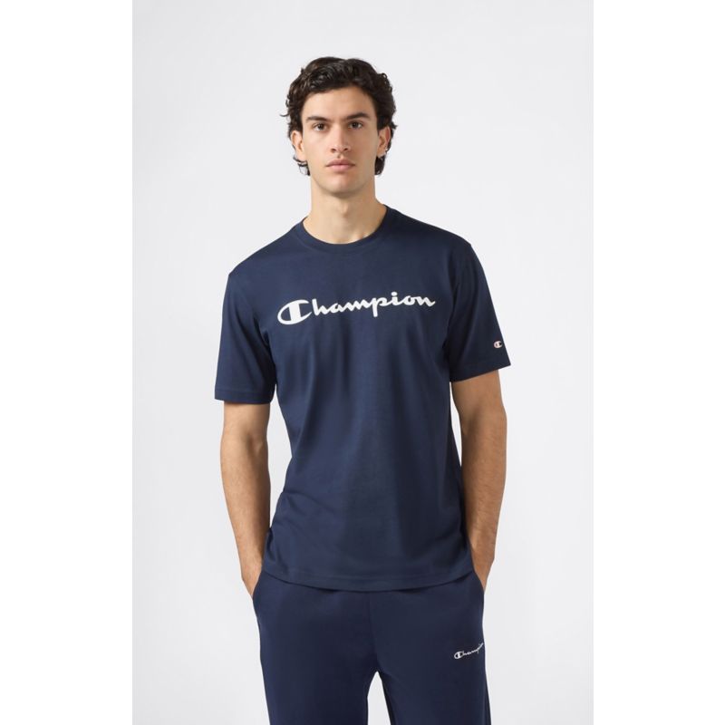 Champion BASICS Crewneck Large Logo T-Shirt