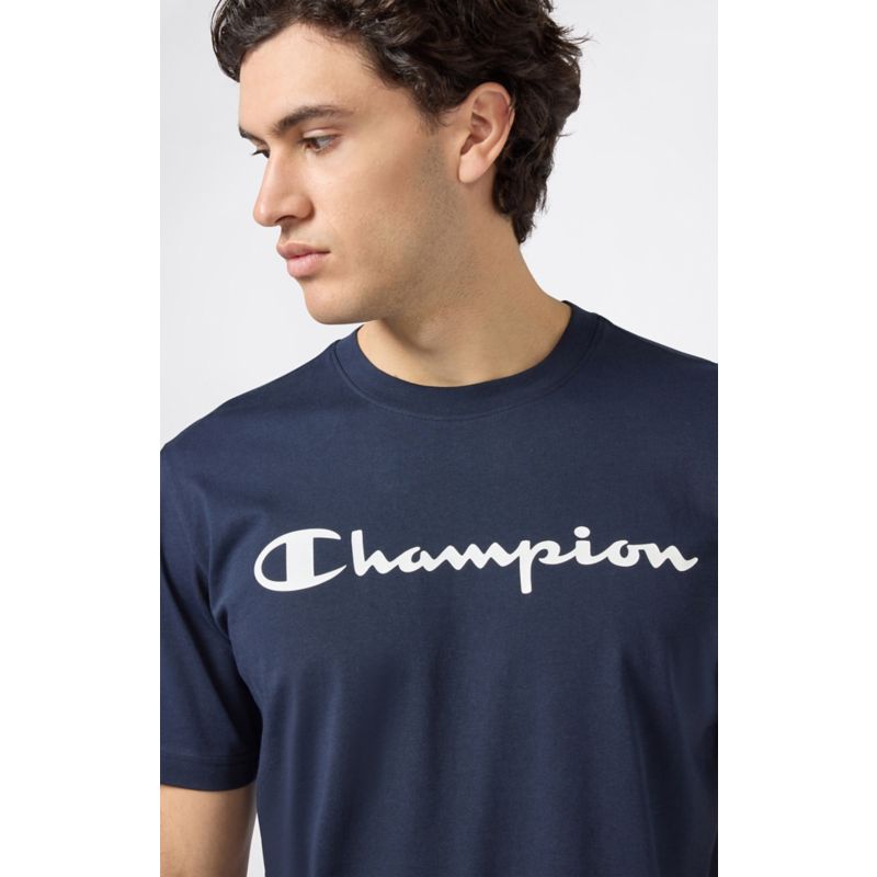 Champion BASICS kerek nyakú póló nagyméretű logóval