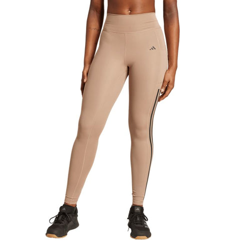 Adidas Optime 3-Stripes teljes hosszúságú leggings fitnesznadrág
