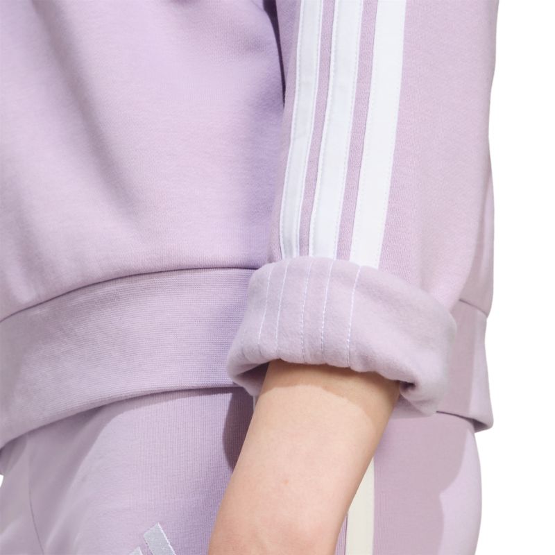 Adidas Essentials 3-Stripes Fleece Sweatshirt Pullover