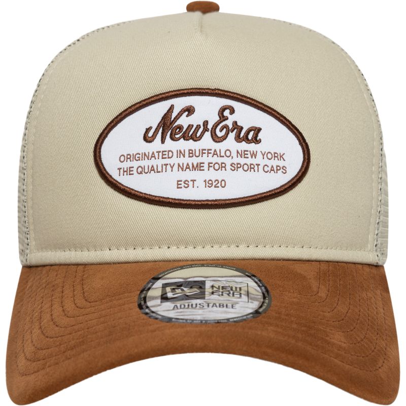 New Era Oval Patch Wildleder 9FORTY E-Frame Freizeitkappe