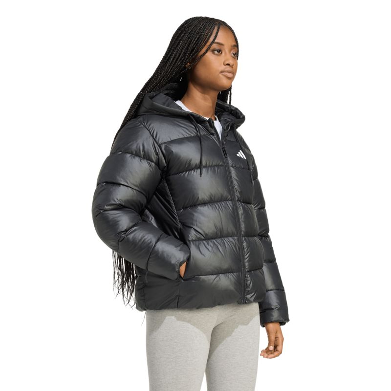 Adidas Essentials CLIMAWARM szintetikus pufi kapucnis télikabát