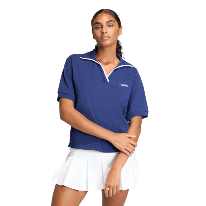 Adidas Seasonal Essentials Colorpop Polo with Embroidered Graphic Polo