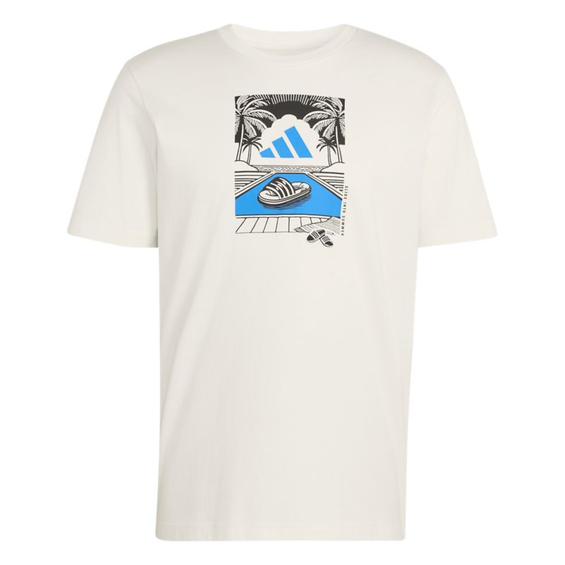 Adidas Summer Slides Relax Graphic Tee T-Shirt