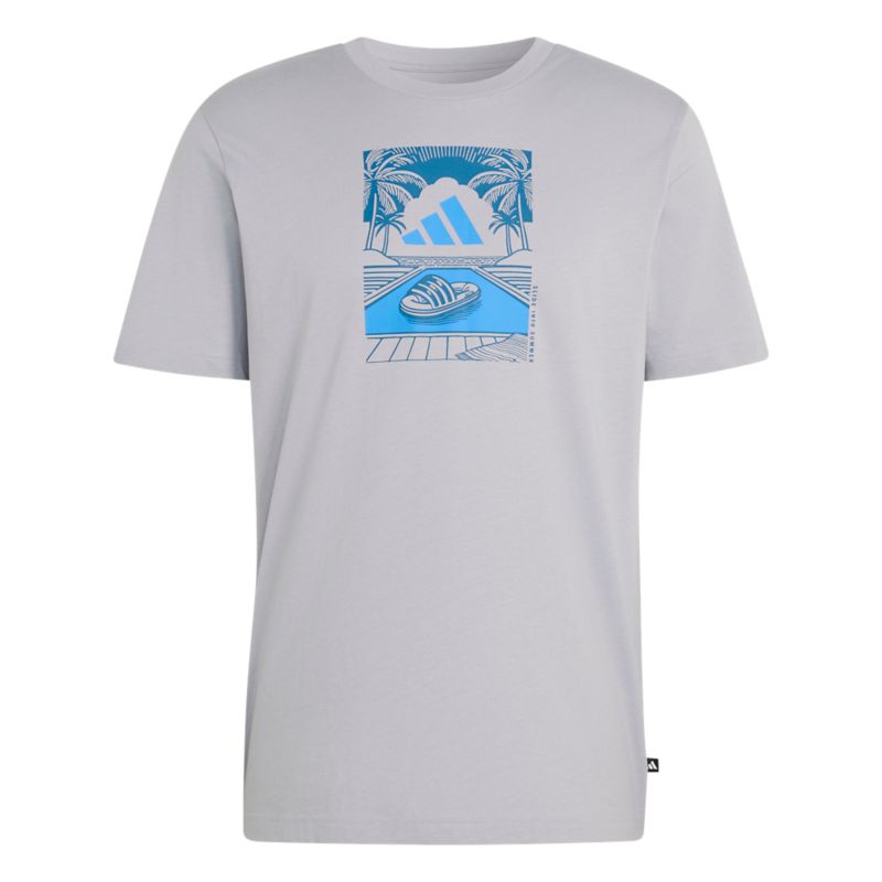 Adidas Summer Slides Relax Graphic Tee T-Shirt