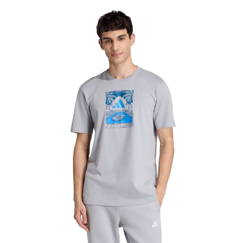 Adidas Summer Slides Relax Graphic Tee T-Shirt