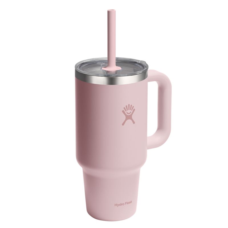 Hydro Flask 32 oz Travel Tumbler Clear Trillium Thermosflasche