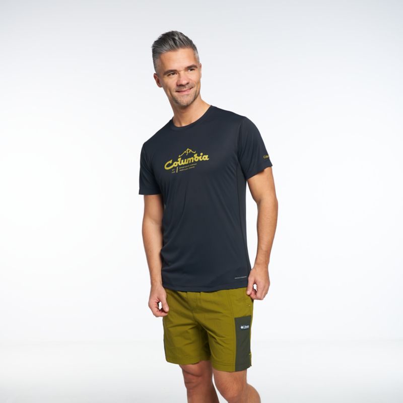 Columbia Zero Rules™ Light Shortsleeve Graphic Crew Funktionsshirt