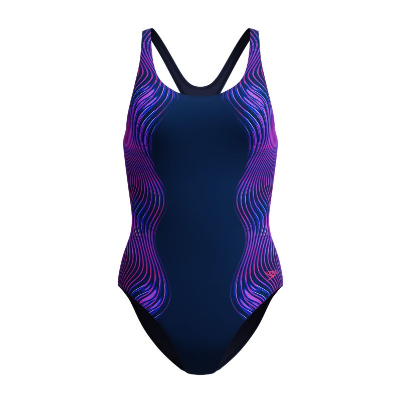 Speedo Print Medalist One Piece Badeanzug