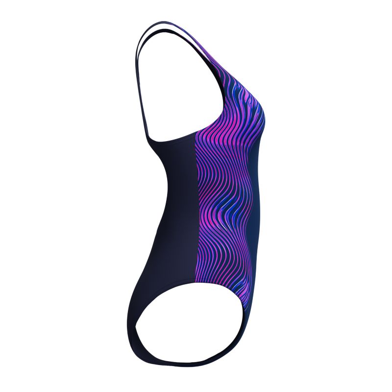 Speedo Print Medalist One Piece Badeanzug