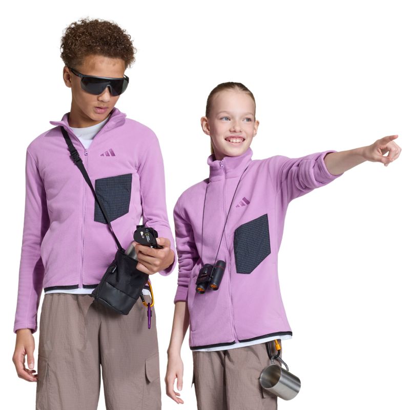 Adidas Terrex Terrex Kids Multi CLIMAWARM teljes cipzáras polár felső