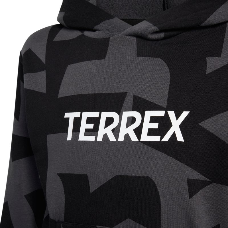 Adidas Terrex Terrex Kids Multi Printed Logo Hoodie Pullover