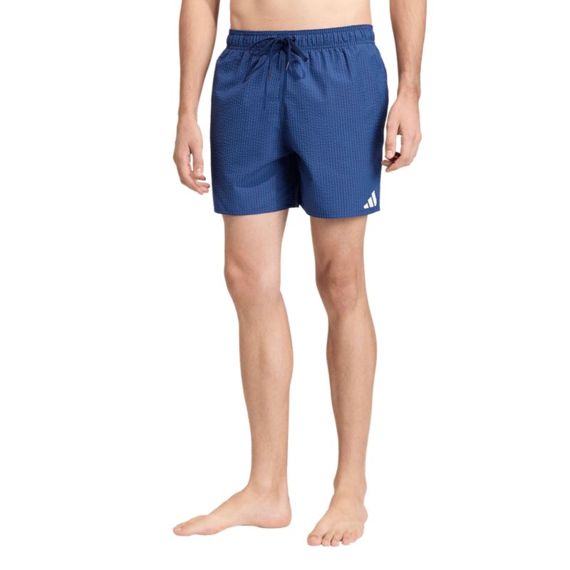 Adidas Seersucker Stripy Swim Shorts 5-Inch Badeshort