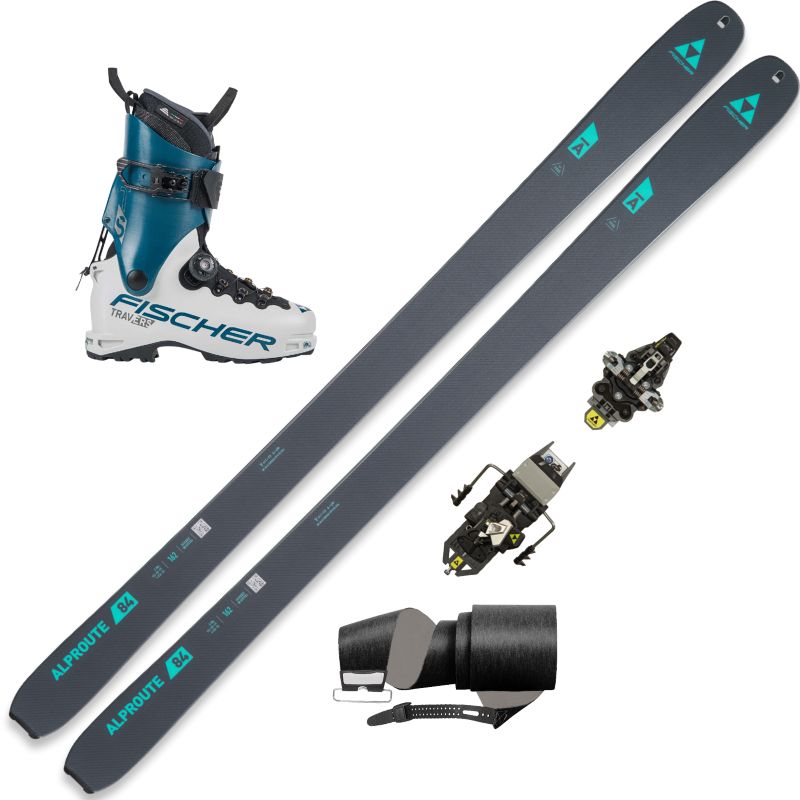 Fischer Alproute 84 W+Tour Classic 90+Skin+Travers TS túraszett