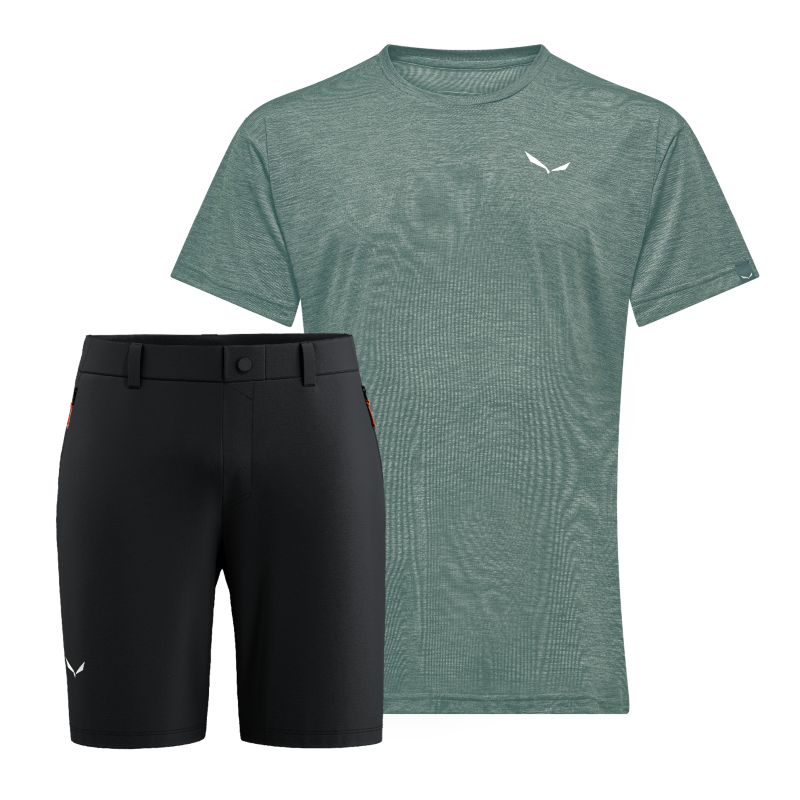 Salewa Puez Tee + Puez Talveno Wanderkombi