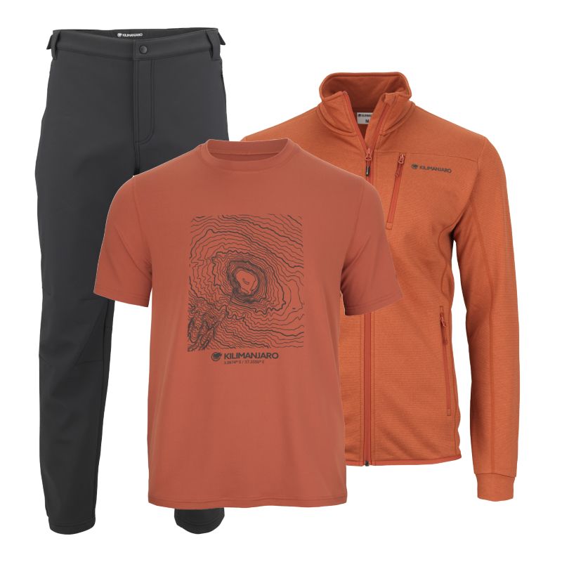 Kilimanjaro CANSINO + Hose PIRAO + GORGOLIM Wanderkombi