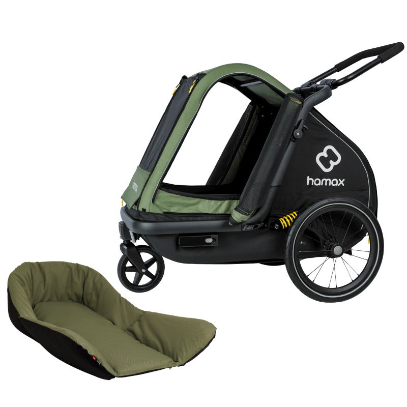 Hamax Pluto M dog bicycle trailer Set Radanhänger