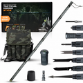 Multifunctional Tactical Hiking Stick - 15-in-1 Survival Multi-Tool for Outdoors