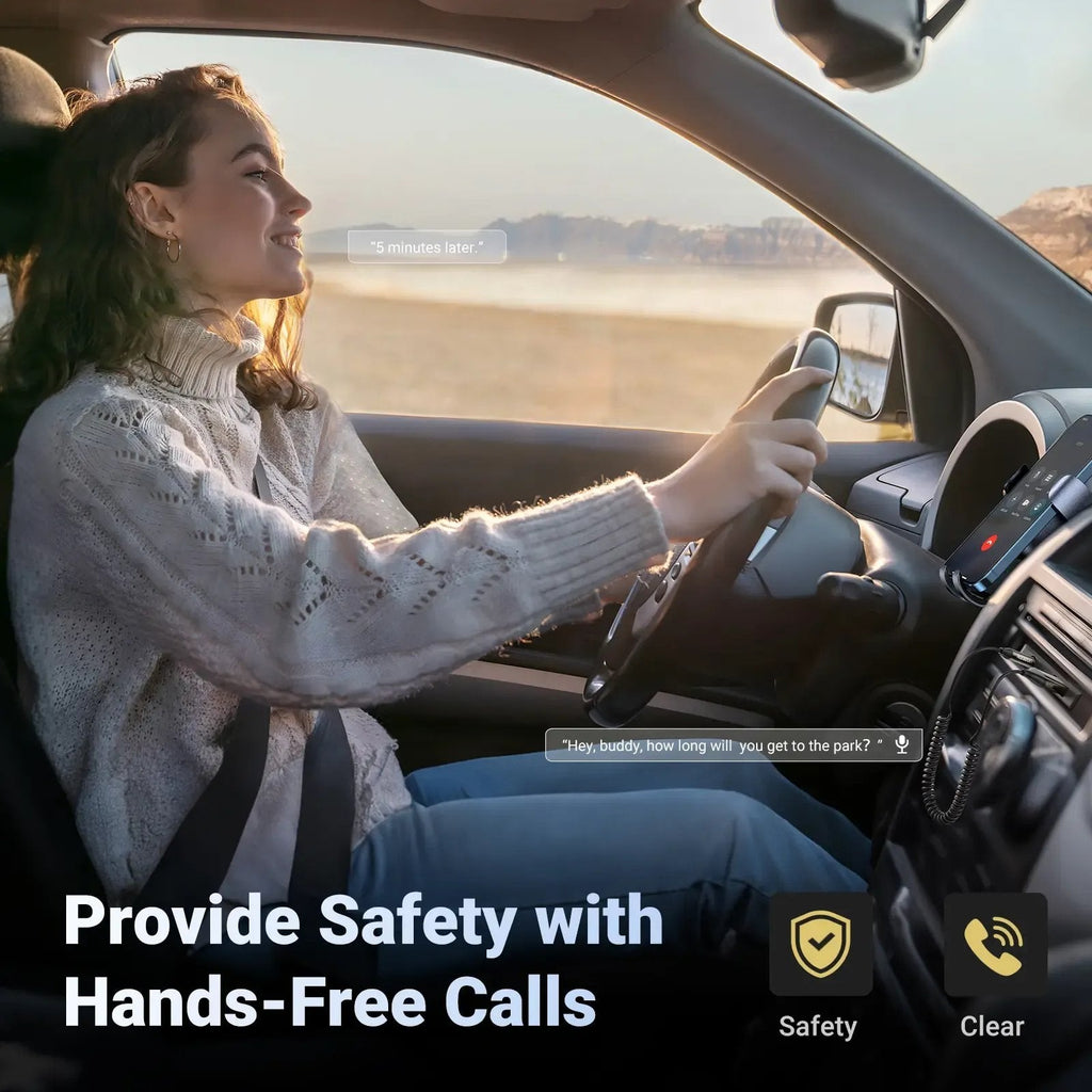 Upgrade Your Drive Instantly – Bluetooth 6.0 AUX Wireless Audio Receiver with Hands-Free Calling