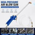 High-Pressure Pneumatic Air Blow Gun with Extended Nozzle for Engine & Mechanical Deep Cleaning
